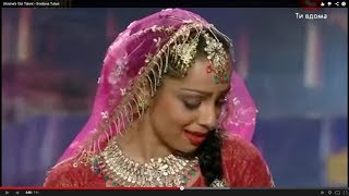 Ukraines Got Talent  Bollywood Mujra Kathak dance by Svetlana Tulasi [upl. by Annairam]