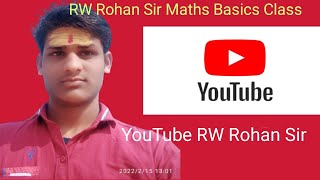 MATH BASICS CLASS 8TH TO 12TH MATH ROHAN SIR MATH BASICS CLASS 2 CONTACT NO91 8756125296 [upl. by Hamehseer]