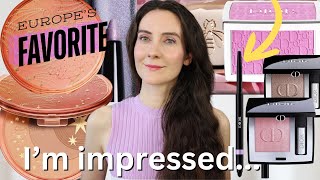 UNEXPECTED  I tried EUROPE’S FAVORITE bronzer amp Dior Lilac eyeliner  New Mono eyeshadows [upl. by Breskin]