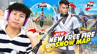 New Free Fire Snow ⛄️ Map Slide Winterlands 🥶 Update Gameplay amp Review  Tonde Gamer [upl. by Yenduhc]