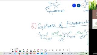 Synthesis of Captopril Enalapril Hydrochlorthiazide furosemide Losartan Ethacrynic acid [upl. by Way]