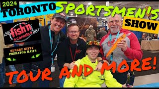 THE 2024 TORONTO SPORTSMENS SHOW WITH MIKEY  AND MORE [upl. by Gerardo]