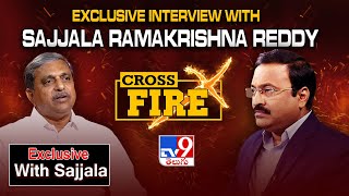 Sajjala Ramakrishna Reddy Exclusive With Rajinikanth Vellalacheruvu  Cross Fire  TV9 [upl. by Sidoney]