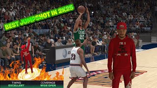 BEST NBA 2K25 JUMPSHOT FOR 65610 [upl. by Carmelia]