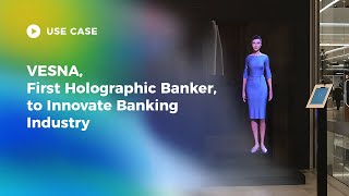 Slovenská Sporiteľňa Creates the First Holographic Banker with HYPERVSN [upl. by Erine]