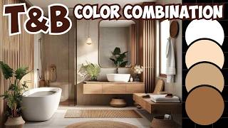 Top 5 Bathroom Color PALETTES and MATERIALS to Transform Your Space [upl. by Frohne353]