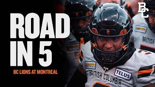 BC Lions Road In 5  Stanbacks return to Montreal [upl. by Zoller50]