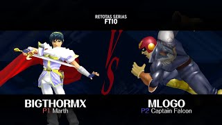 RETOTAS SERIAS 1  FT10  Mlogo vs BigThorMX  Melee [upl. by Nnylsia]