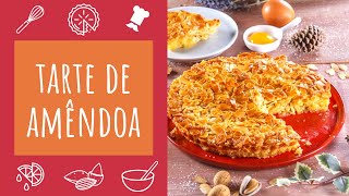 Tarte de amêndoa caramelizada receita tradicional  Teleculinária [upl. by Yanad]