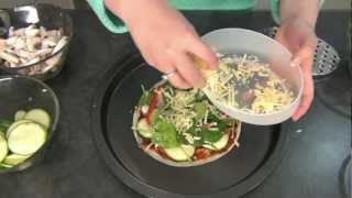 HEALTHY MEAL IDEAS HOMEMADE PIZZA RECIPE [upl. by Ybrik]