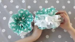 DIY bloemen vouwen van servetten [upl. by Ylrahc]