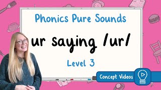 ur Sound  Phonics  Level 3  Pure Sound [upl. by Jeu]