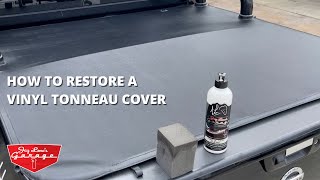 How to Restore a Vinyl Tonneau Cover  Jay Lenos Garage Australia [upl. by Etteraj]