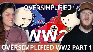 WW2  OverSimplified Part 1 REACTION  OB DAVE REACTS [upl. by Bak609]