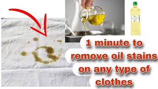 PAANO TANGGALIN ANG MANTSA NG MANTIKA SA DAMITHOW TO REMOVE OIL STAINS FROM CLOTHES [upl. by Orv132]