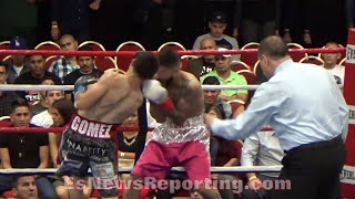 GALLO GOMEZ BLASTS OPPONENT WITH DEVASTATING UPPERCUT UNLEASHES BRUTE POWER  EsNews [upl. by Ivad]