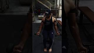 Biceps training with BFR bands  light weight baby 😅viralvideo motivation palstine gymbro short [upl. by Atila]