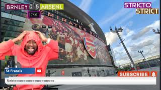 strictostrict Stricto Reaction To HAVERTZ Goal  Burnley 0  5 ARSENAL [upl. by Seyer409]