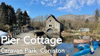 Pier Cottage Caravan Park Coniston in the Lake District [upl. by Leidag]