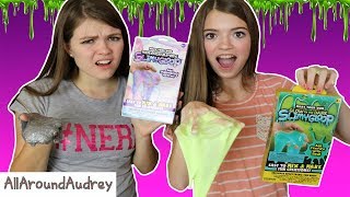 ARE THESE SLIME KITS WORTH 5 MAKING CRAZY SLIME  AllAroundAudrey [upl. by Marilla]