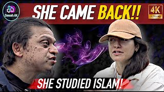 SHE STUDIED ISLAM HARD amp CAME BACK MANSUR SPEAKERS CORNER [upl. by Slayton654]