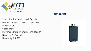 MOXA TCF90SST [upl. by Nwahsan]