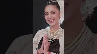 Myanmar Burmese Makeup look MEE MEE Miss Grand Myanmar 2022 makeuptutorial ternding [upl. by Aneleh]