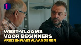 Tom Waes volgt een cursus WestVlaams  Reizen Waes Vlaanderen [upl. by Araas577]