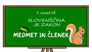 Slovenščina je zakon  Medmet in členek  9 razred OŠ [upl. by Raouf]