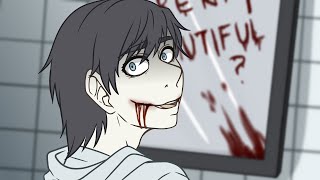 Happy Face  Jeff the Killer  Creepypasta  animation meme A hymn for Blood AU [upl. by Abil775]