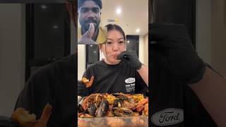 Seafood boil mukbang🦐🦞🦀 [upl. by Nisen]