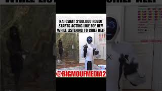 KAI CENAT 100000 ROBOT STARTS ACTING LIKE FOE NEM WHILE LISTENING TO CHIEF KEEF 😂😂😳 [upl. by Nyvrem673]