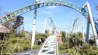 Colossus Front Row HD POV Thorpe Park [upl. by Aihsenyt]