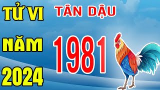 Tử Vi Tuổi Tân Dậu 1981 Năm 2024 Giáp Thìn [upl. by Nyrehtak363]