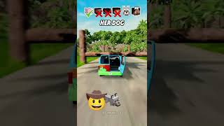 Help Me Get My Crush Attention In A Car Jump Challenge 🚗 😎 shorts beamngdrive [upl. by Akilaz]