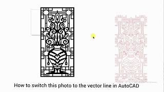 How to vector image trace in AutoCAD [upl. by Sill893]