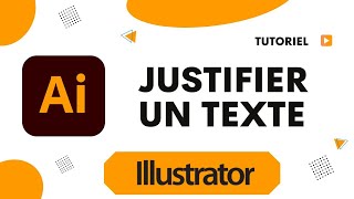 Comment justifier un texte sur Illustrator [upl. by Demp]