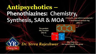 Phenothiazines  Introduction Chemistry SAR amp MOA  YRPharmaTube  Dr Yerra Rajeshwar [upl. by Bale]