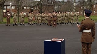 Army Reserves Parade for Family And Friends  Forces TV [upl. by Kellyann]