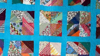 Using up SCRAPS to make a QUILT part 2 [upl. by Rebeca597]