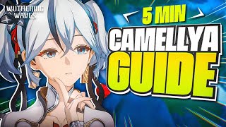 Camellya Guide in 5 Minutes  Best Build  Team Comp Echo Time Stamped [upl. by Ylloj]