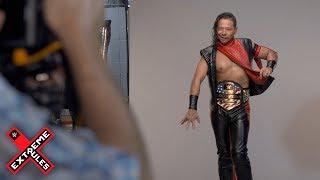 Behind the scenes of Shinsuke Nakamuras championship photo shoot Exclusive July 15 2018 [upl. by Bacchus996]