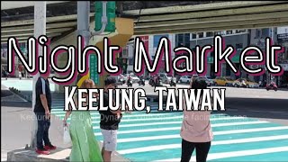 Keelung Taiwan Night Market Walking Tour  Full HD 1080P [upl. by Arodnap]