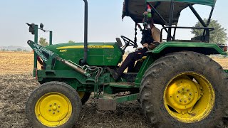 5310 John Deere tractor power  rotavator with John Deere tractor 🚜 [upl. by Atkins]