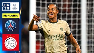 HIGHLIGHTS  Paris SaintGermain vs Ajax  UEFA Womens Champions League 202324 Français [upl. by Beisel]