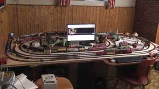 Raspberry Pi steuert DCC Modelleisenbahn mit selbstgebauten KS Signalen [upl. by Onitram]