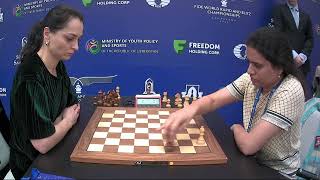 Kosteniuk delivers the Knight and Bishop checkmate against Koneru with 12 seconds on the clock [upl. by Gigi]