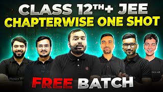 Launching BACKLOG KILLER for Class 12th JEE  FREE of COST ⚡ [upl. by Eahsat]