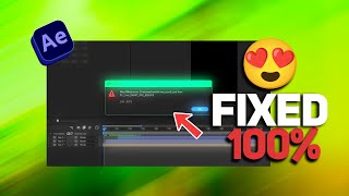 ✅Fixed 100After Effects Error D returned invalid from maxresultrect pfcmdsmartprerender [upl. by Yvor994]