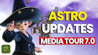 FFXIV Dawntrail Astrologian Rework Media Tour  Level 100 Tool Tips [upl. by Kissee]